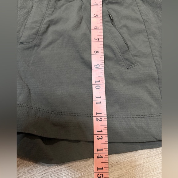 Athleta High Waist Olive Shorts - Picture 7 of 7